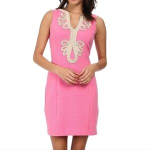 Lilly Pulitzer Janice Shift Hot Pink Sleeveless Dress Size 6